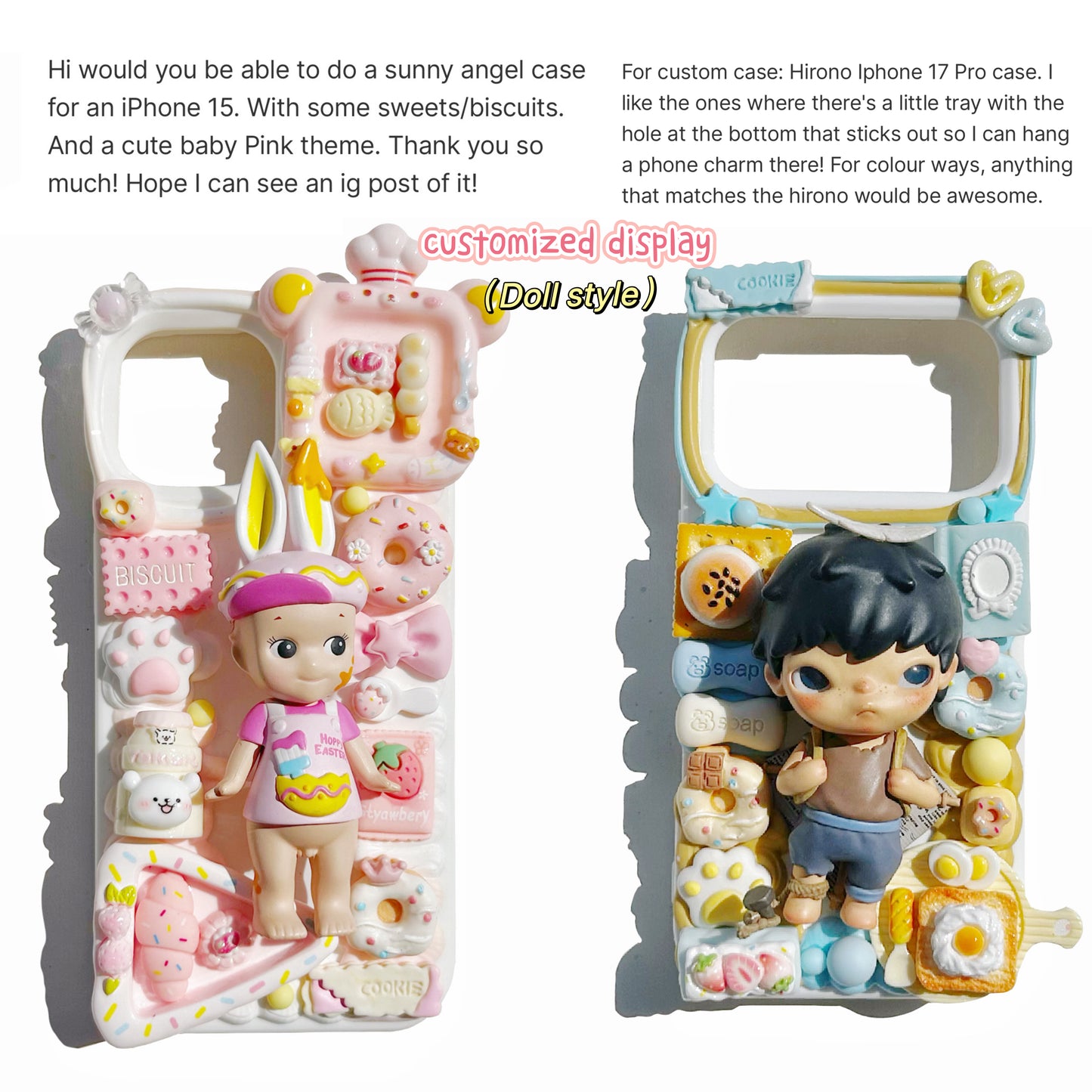 Customized Decoden Phone Case (can be made any phone style and model )