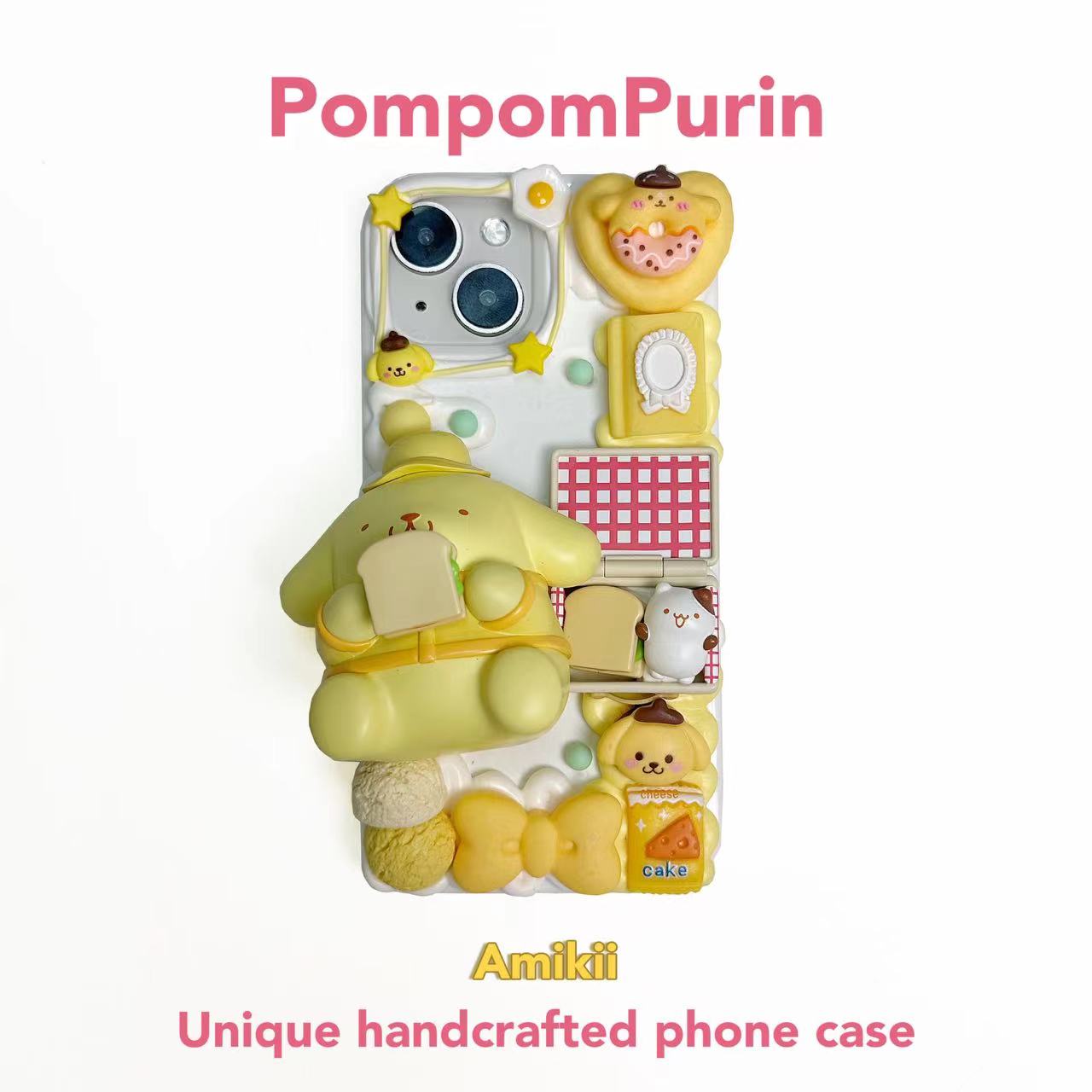 Sanrio Doll Decoden Cream Phone Case iPhone Samsung Google Case