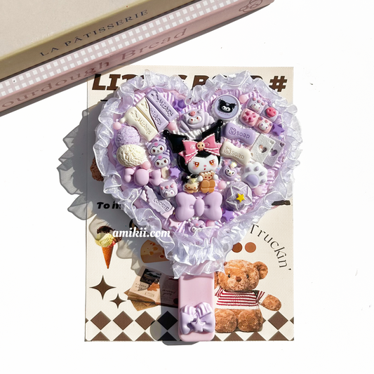Melody and Kuromi handheld mirror