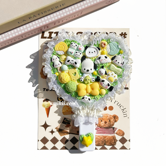 Cinnamoroll and Pochacco handheld mirror