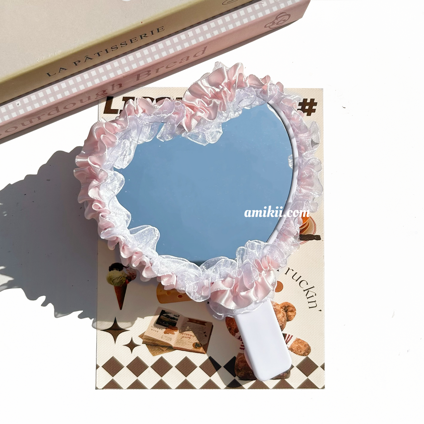 Cinnamoroll and Pochacco handheld mirror