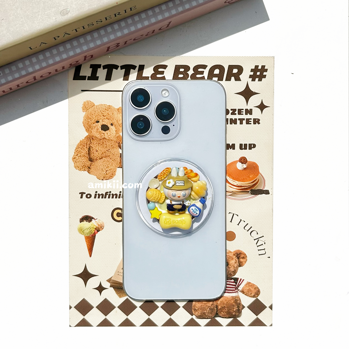 Labubu pop socket