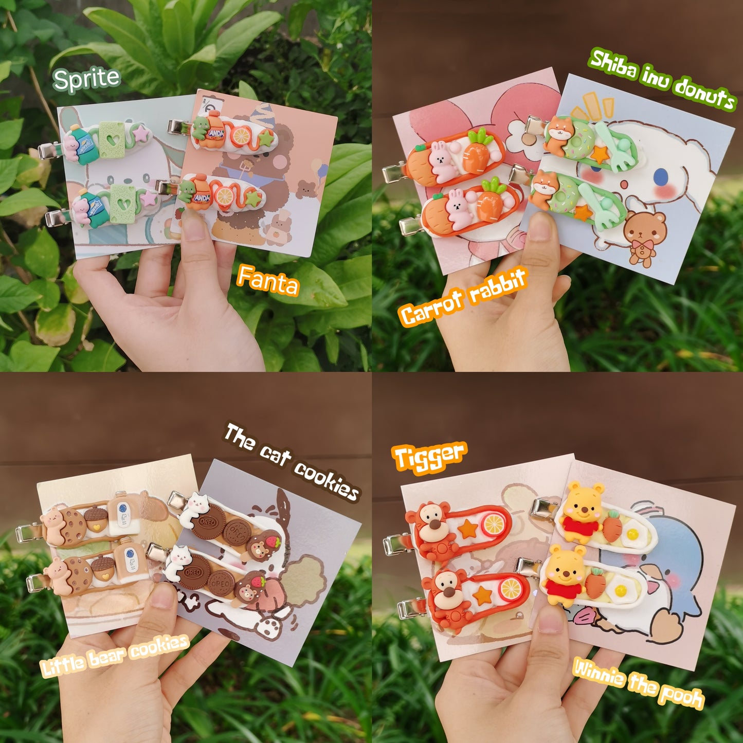 Lucky bag- shark hairclip + hairpins