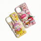 Labubu Fruit Series Decoden Cream Phone Case iPhone Samsung Google Case
