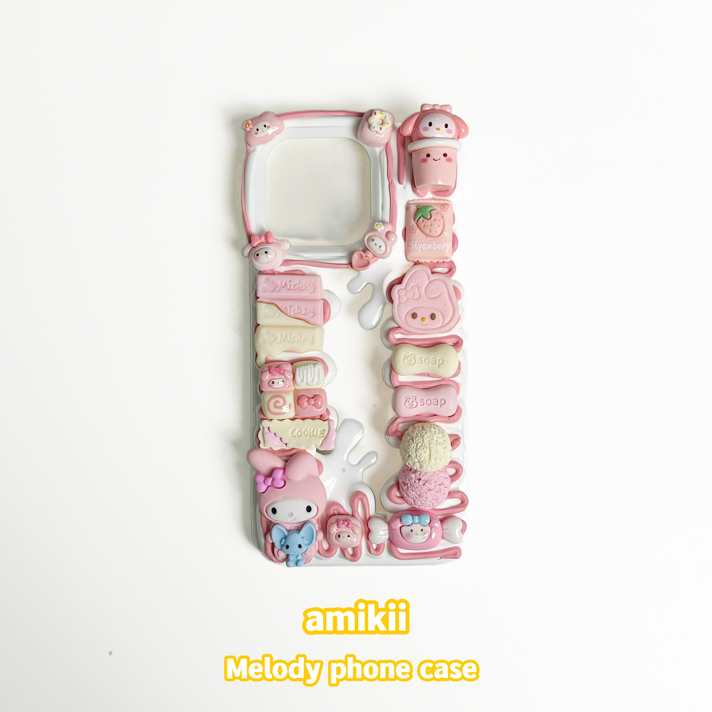 Sanrio clear backing phone case