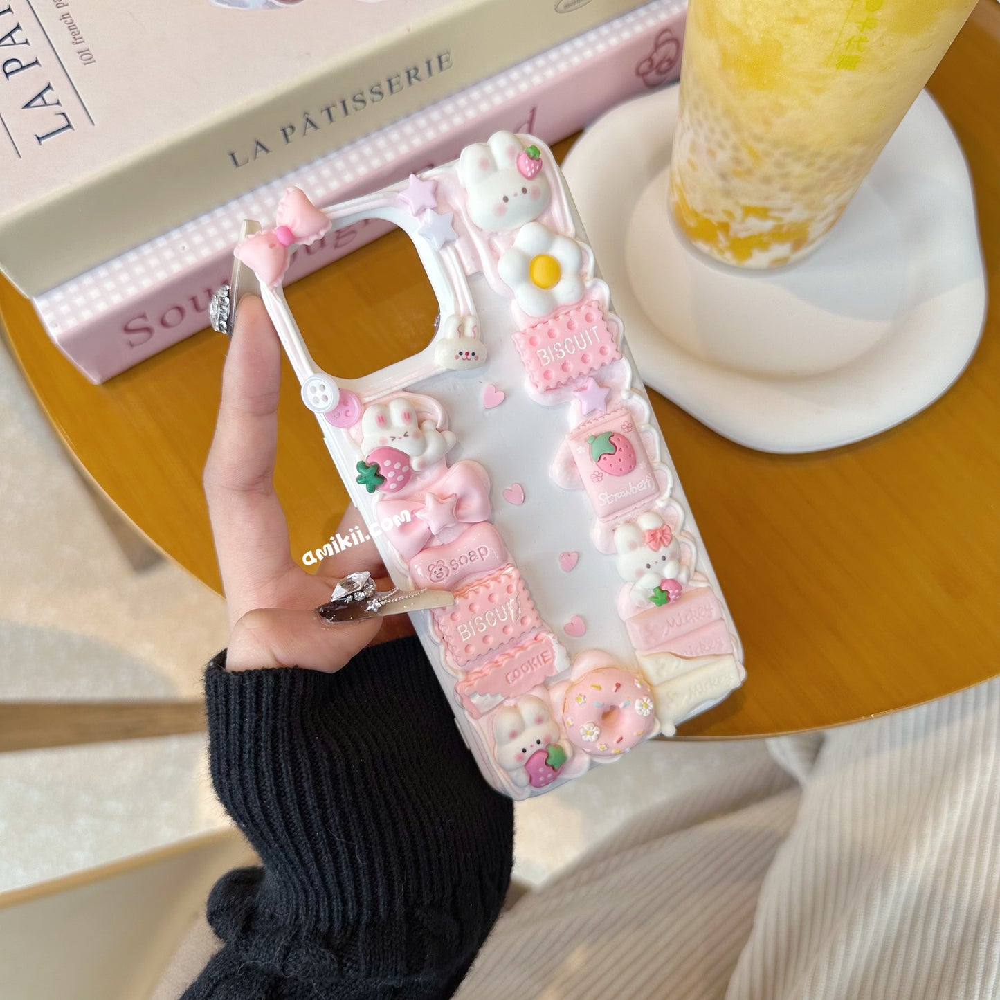 Rabbit Decoden Cream Phone Case iPhone Samsung Google Case