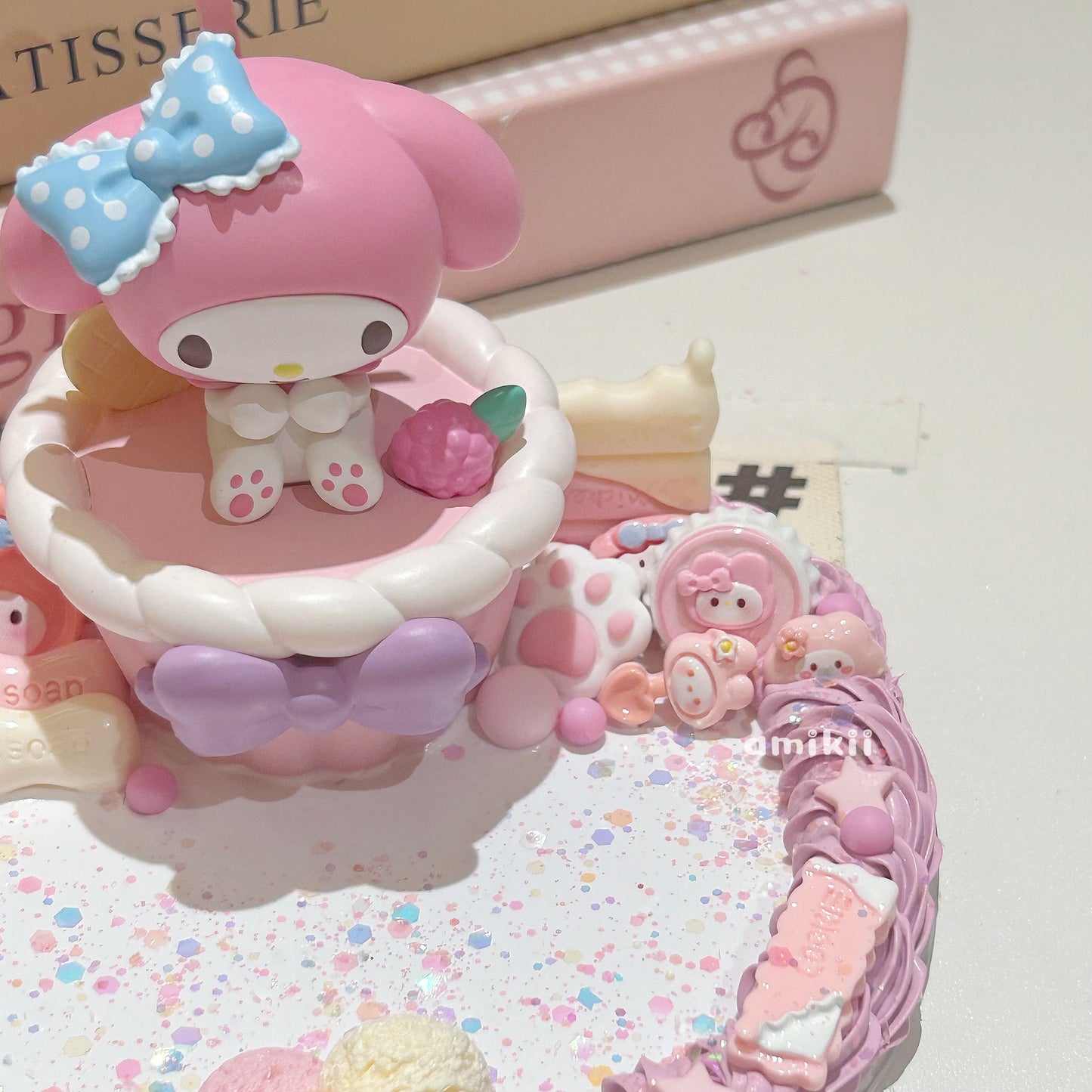 Sanrio Melody and Kuromi phone stand and iPad stand