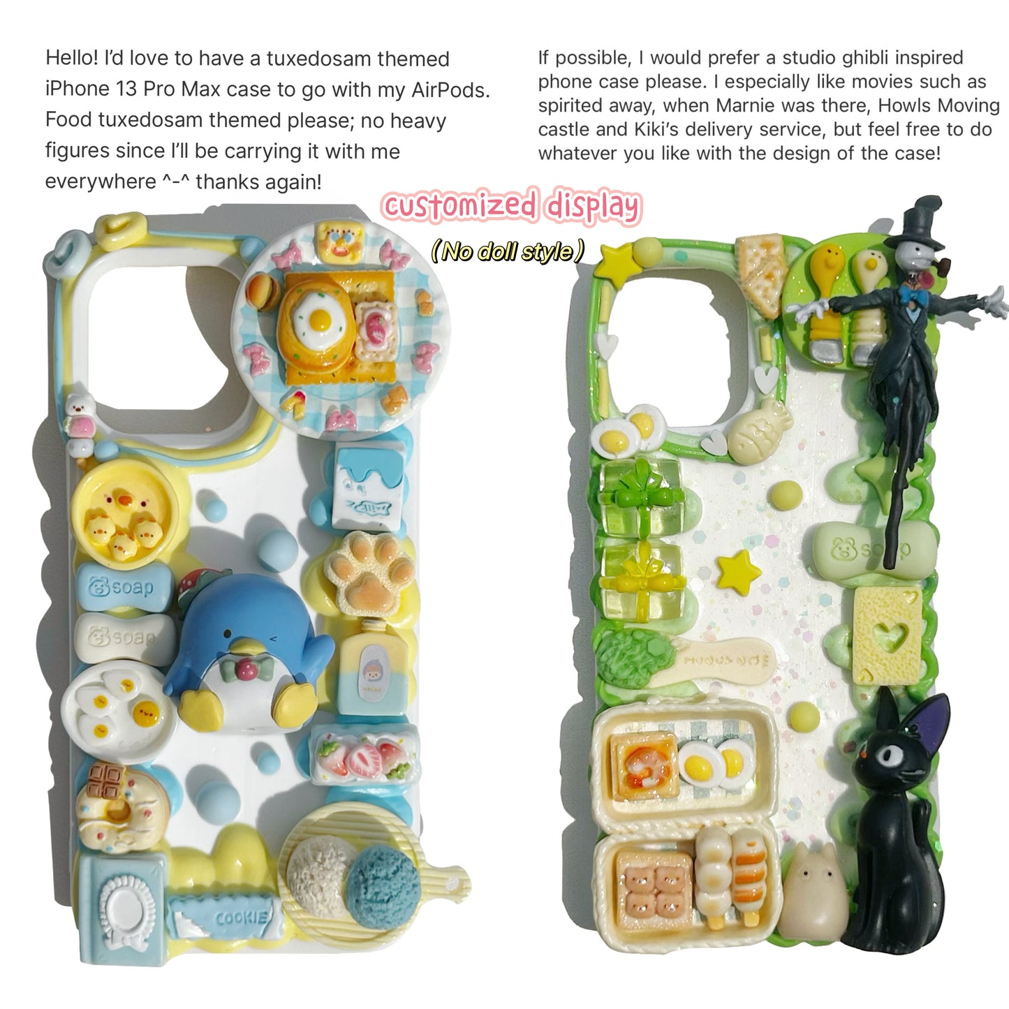 Customized Decoden Phone Case (can be made any phone style and model )