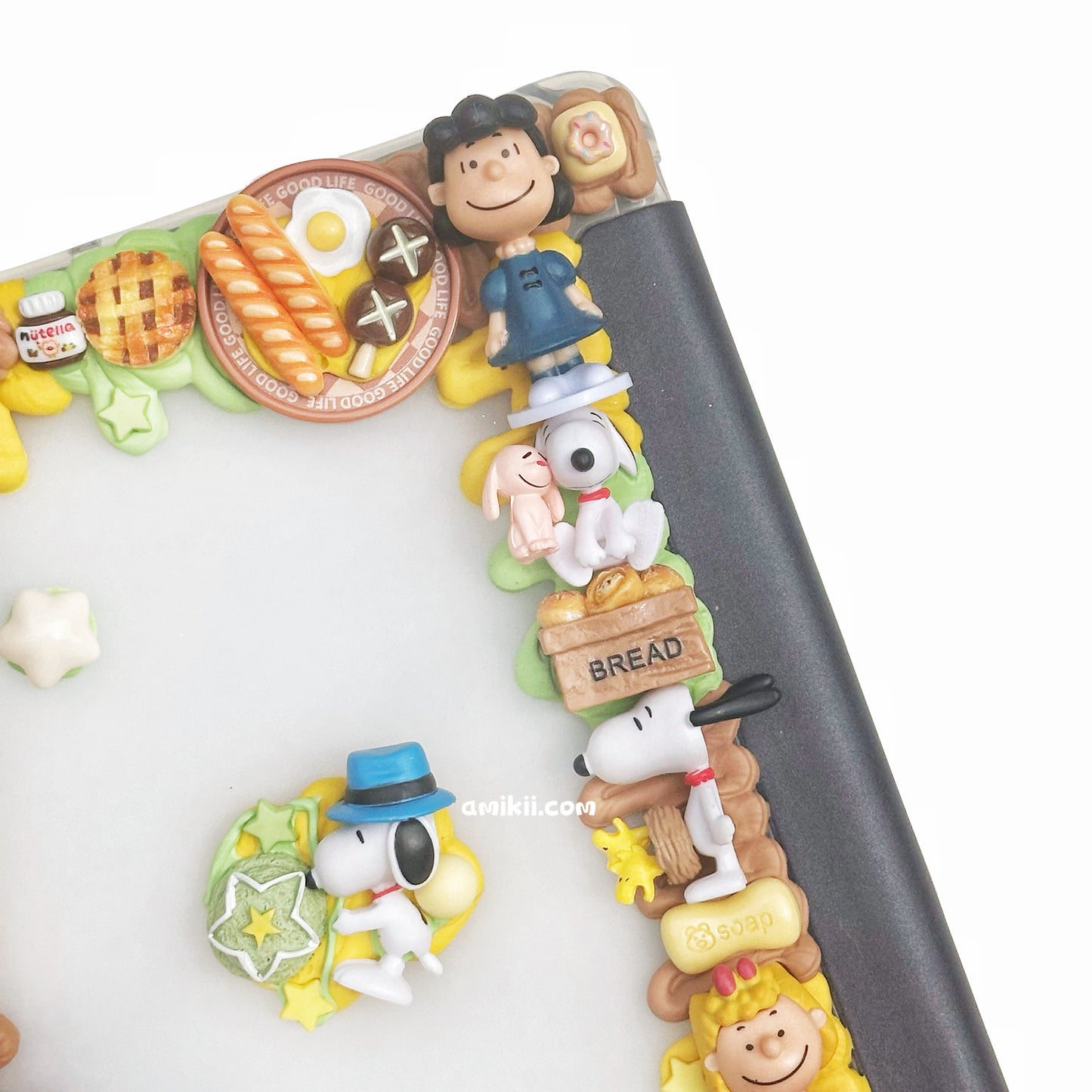 Snoopy Decoden Table Case iPad Samsung