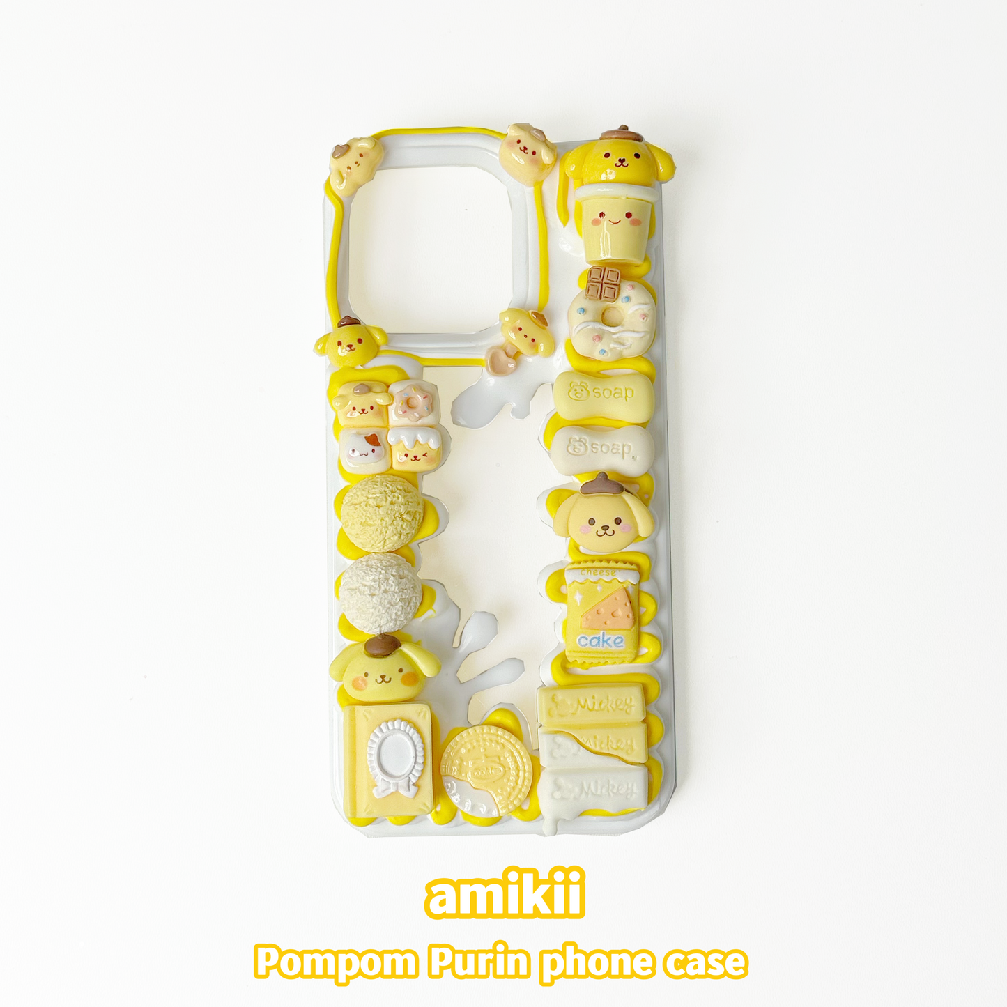 Sanrio clear backing phone case