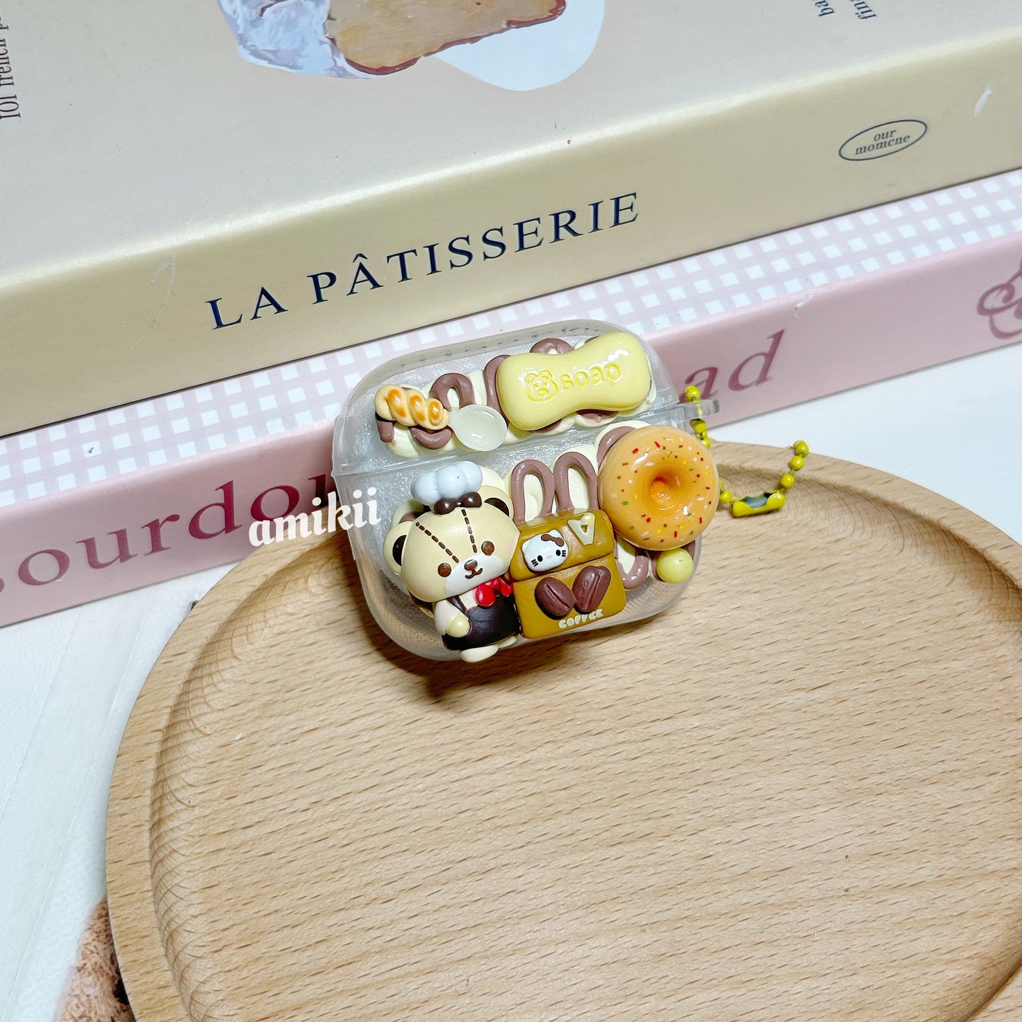 Hello Kitty and Bear Airpod case