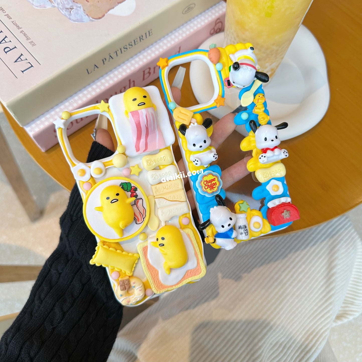 Gudetama / Pochacco Decoden Cream Phone Case iPhone Samsung Case