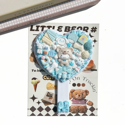 Pochacco and Cinnamoroll handheld mirror