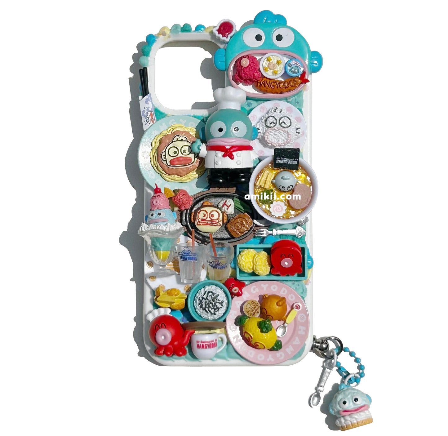 【Limited edition】Rement Hangyodon Food Decoden Cream Phone Case iPhone Samsung Google Case