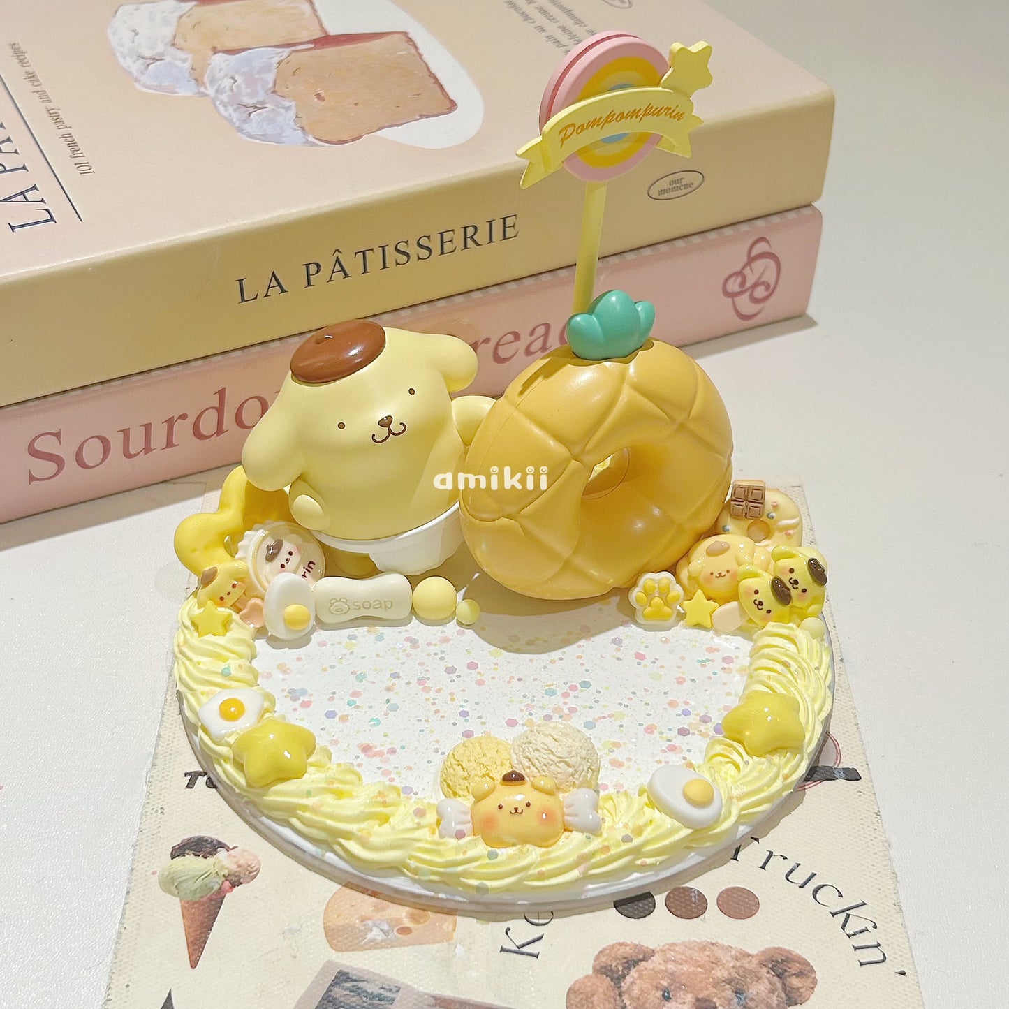 Sanrio Hello Kitty and Pompom Purin phone stand and iPad stand