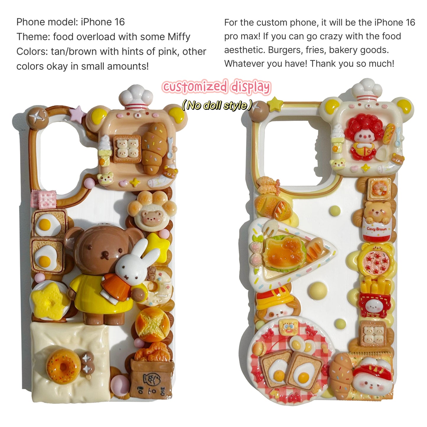 Customized Decoden Phone Case (can be made any phone style and model )