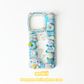 Sanrio clear backing phone case