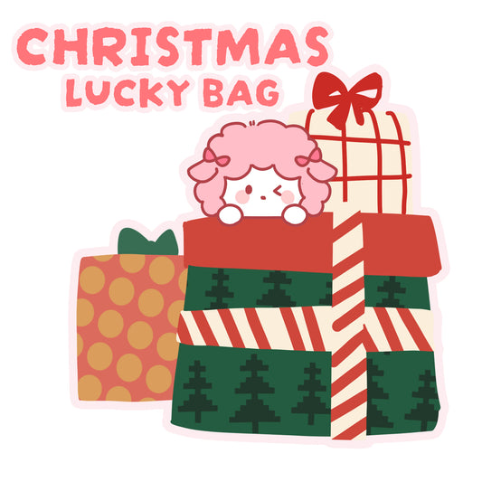 Lucky bag-Christmas style pendant+phone chain+card sleeve+hairpins