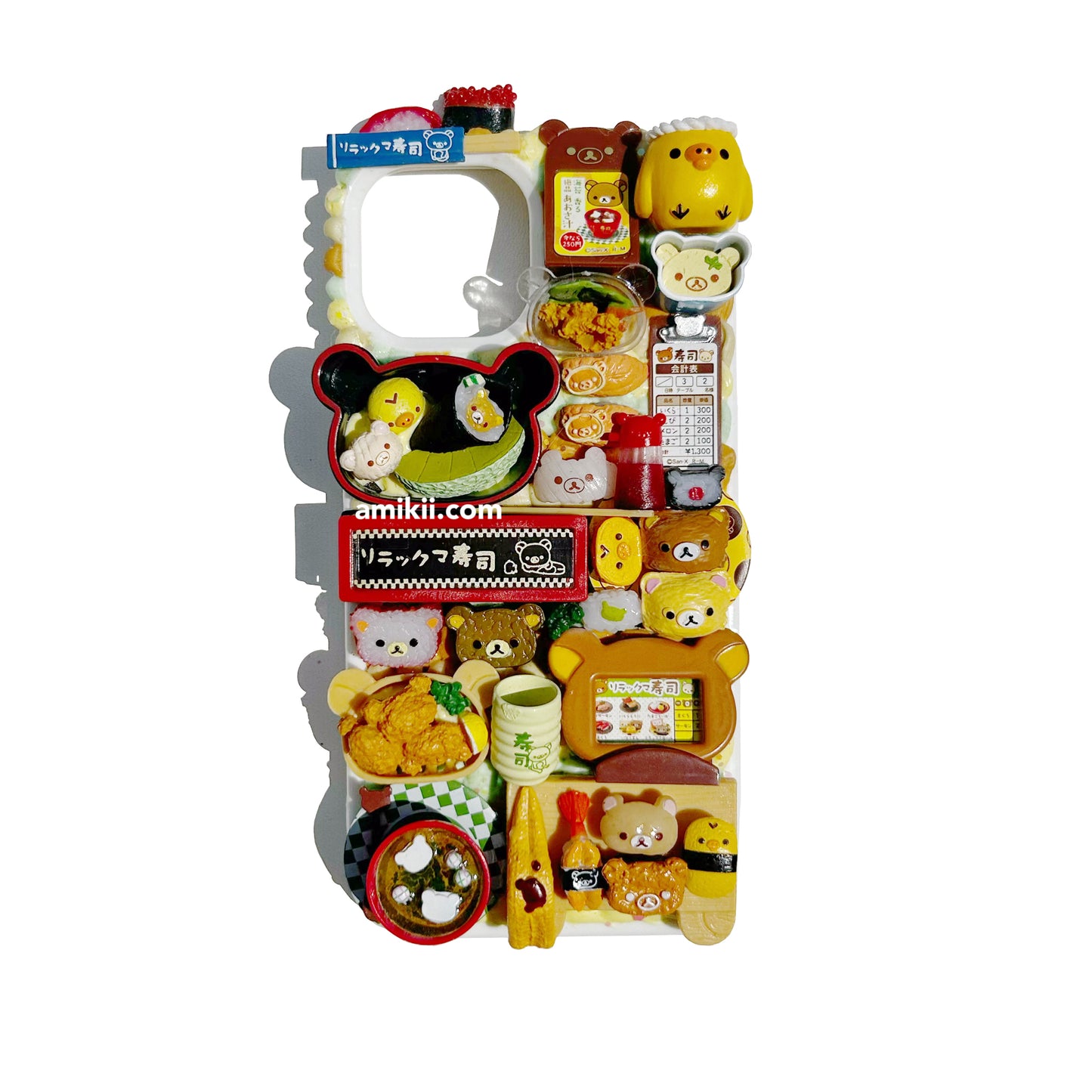【Limited edition】Rement Rilakkuma Decoden Cream Phone Case iPhone Samsung Google Case