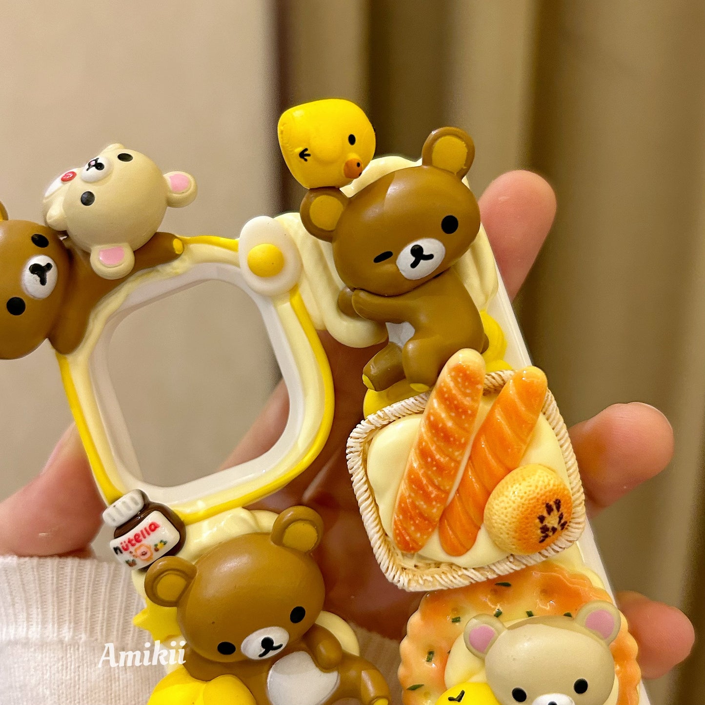 Rilakkuma and food phone case