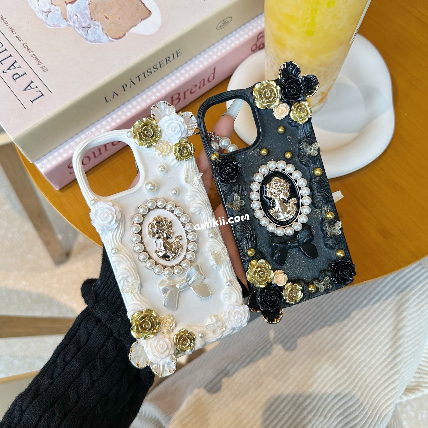 Baroque Decoden Cream Phone Case iPhone Samsung Google Case