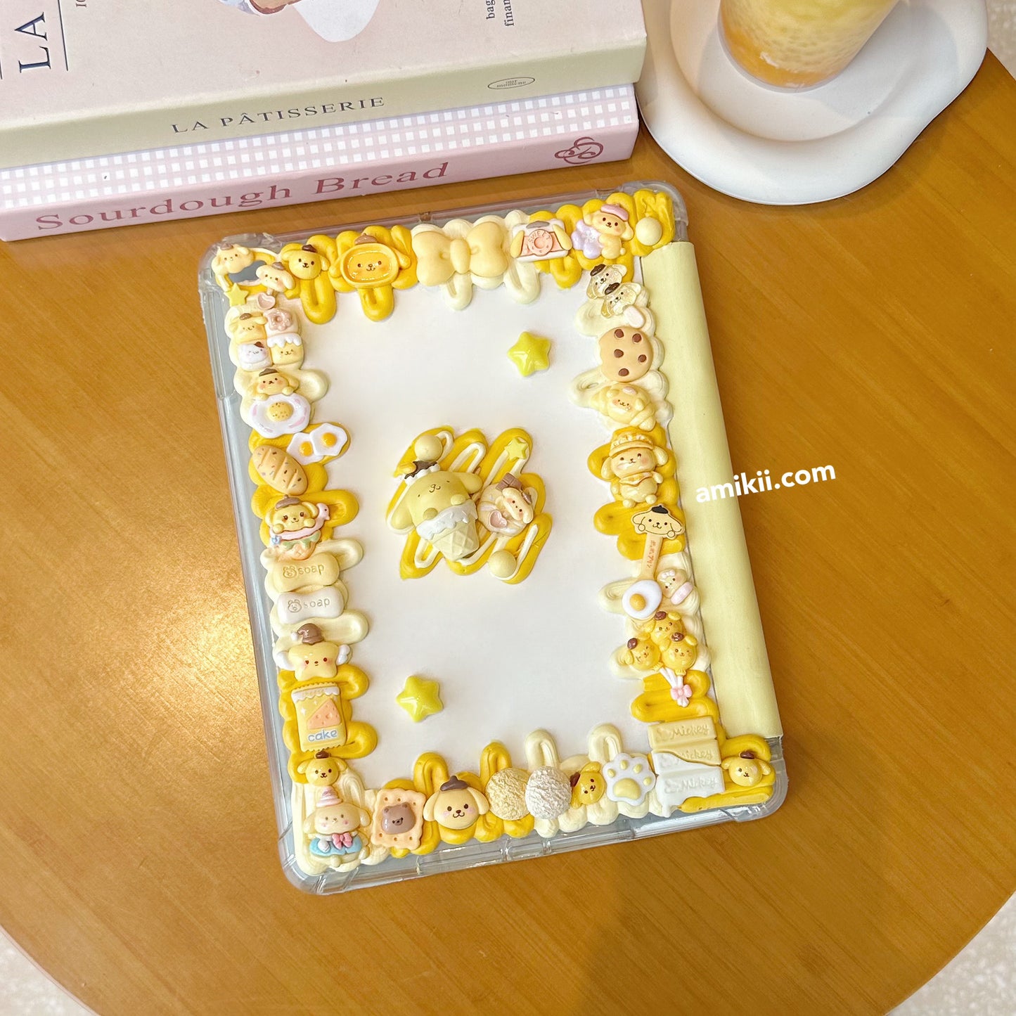 Sanrio Hello Kitty / Pompom Purin Decoden Table Case iPad Samsung