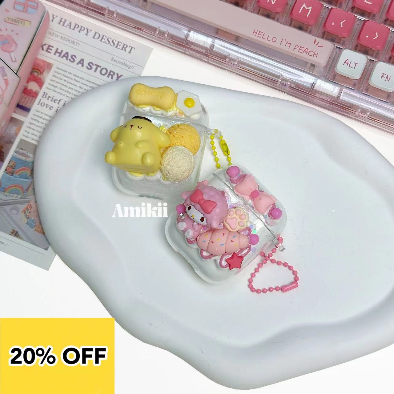 Étui Airpod Mysweetpiano / Pompon Purin