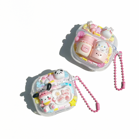 Pochacco food and Hello Kitty Airpod case