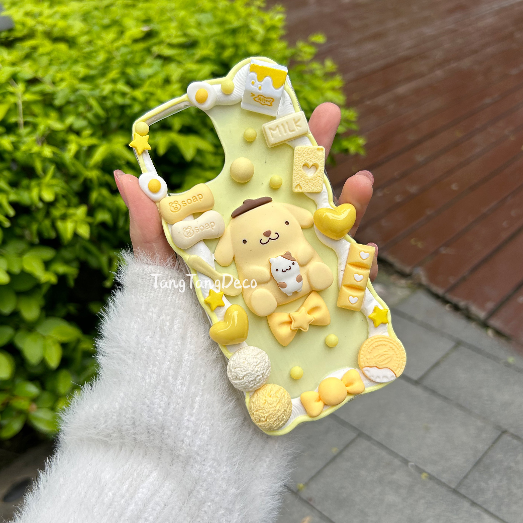 けろっぴとポムポムプリンのスマホケース