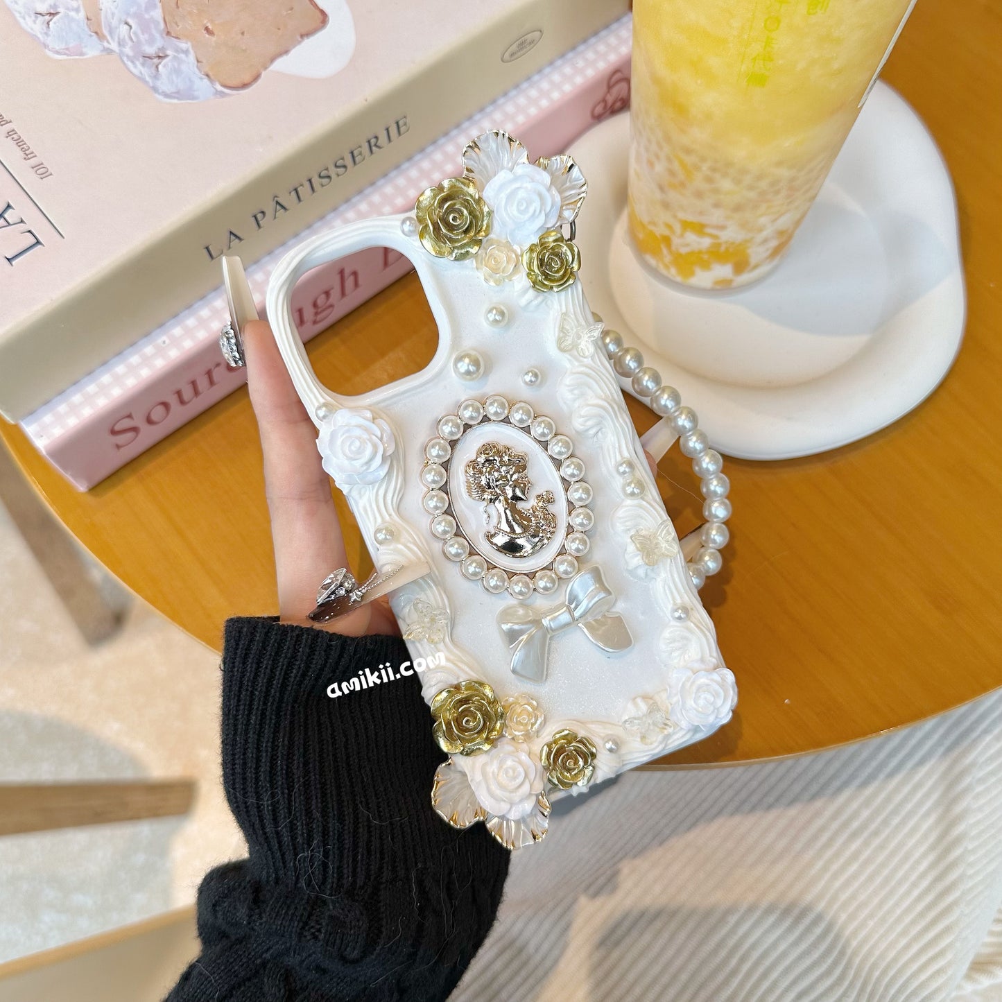 Baroque Decoden Cream Phone Case iPhone Samsung Google Case
